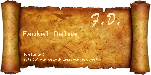 Faukel Dalma névjegykártya